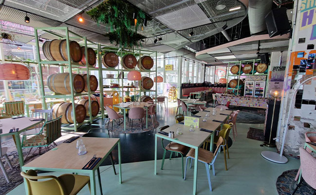 restaurant pizza heavy brique les halles de la maillerie