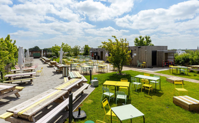 rooftop proche de lille sur les toits des halles de la maillerie
